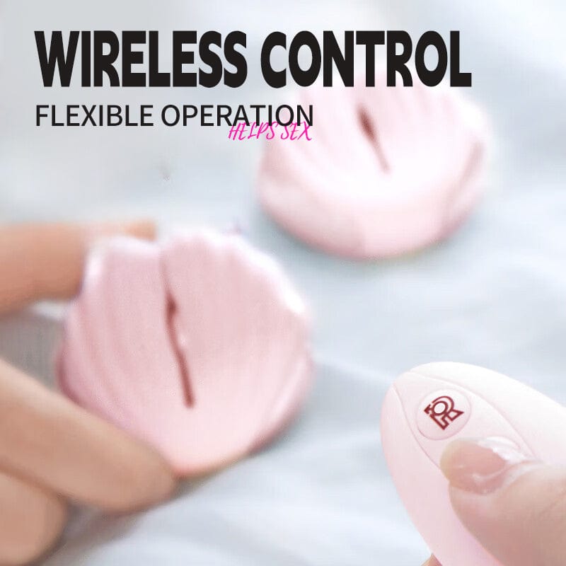 Roomfun Shell SM Electric Shock Nipple Clamp Vibration Massager Remote Control