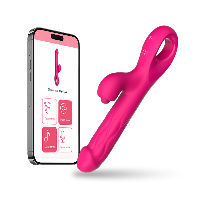 Jinny 4 In 1 Clitoris Tapping G-spot Expansion Vibrator App Control