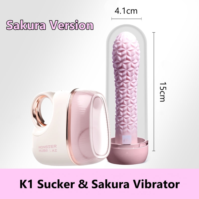 Monster K1 Sex Suction Vibrator With G Spot Vibrator Set