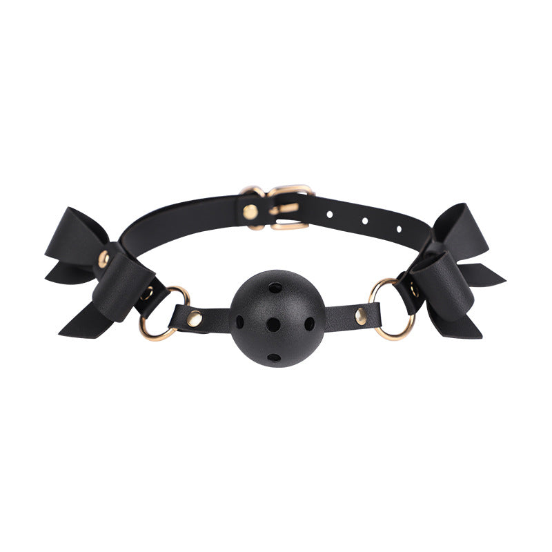 BDSM Bowknot PU Leather Bondage Kits Accessories