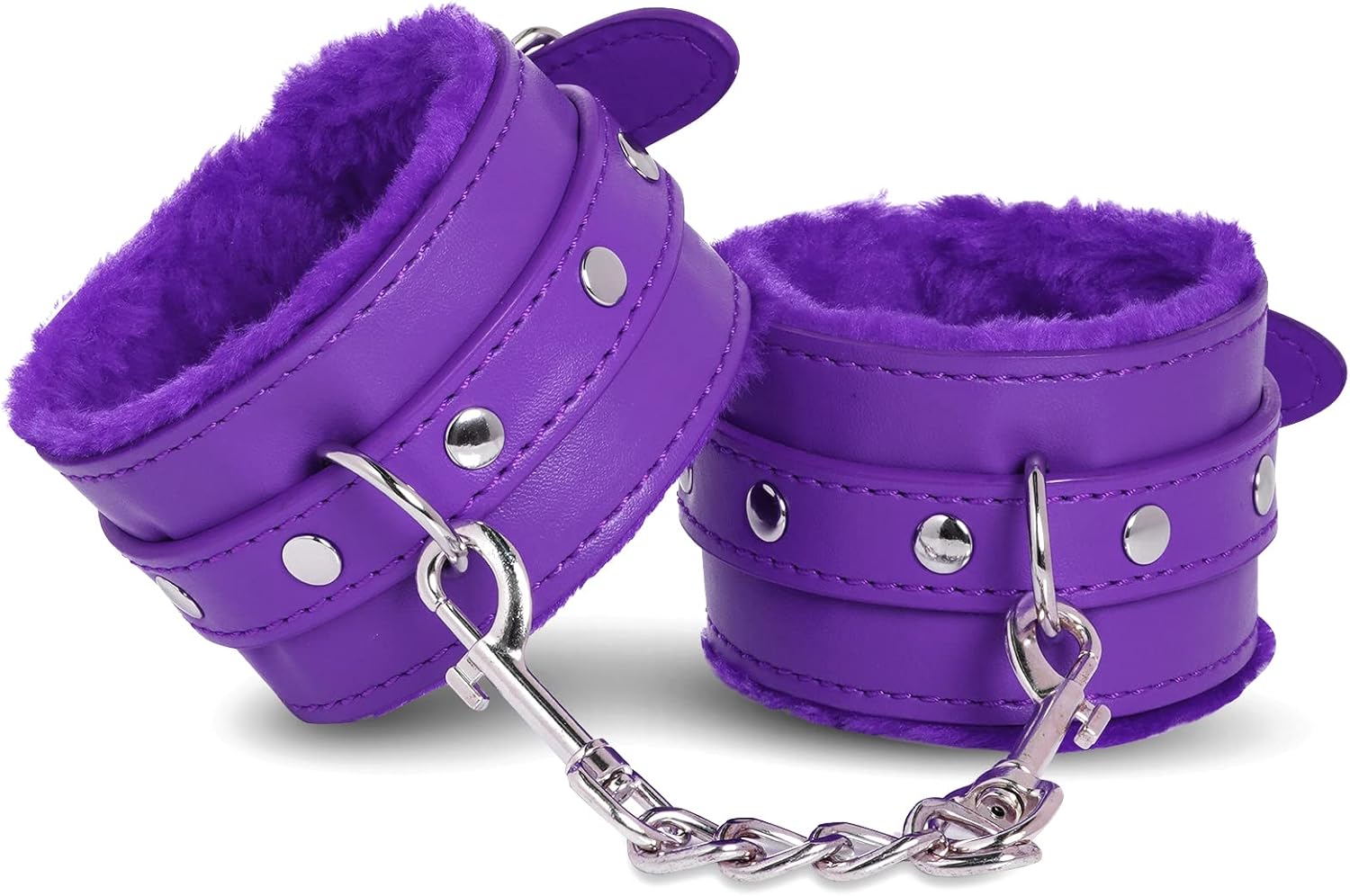 BDSM Adjustable Plush Handcuffs Ankle Bracelets Restraint Set Sex Toy