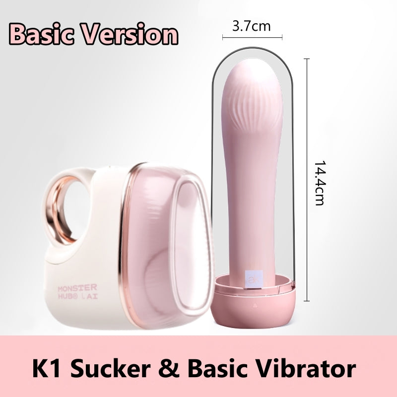 Monster K1 Sex Suction Vibrator With G Spot Vibrator Set