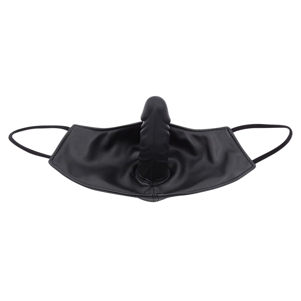 BDSM Silicone Realistic Dildo Mask Ball Gag