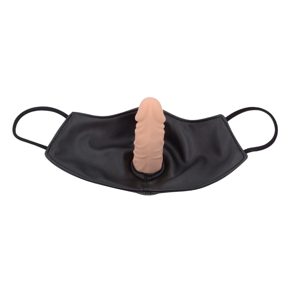 BDSM Silicone Realistic Dildo Mask Ball Gag