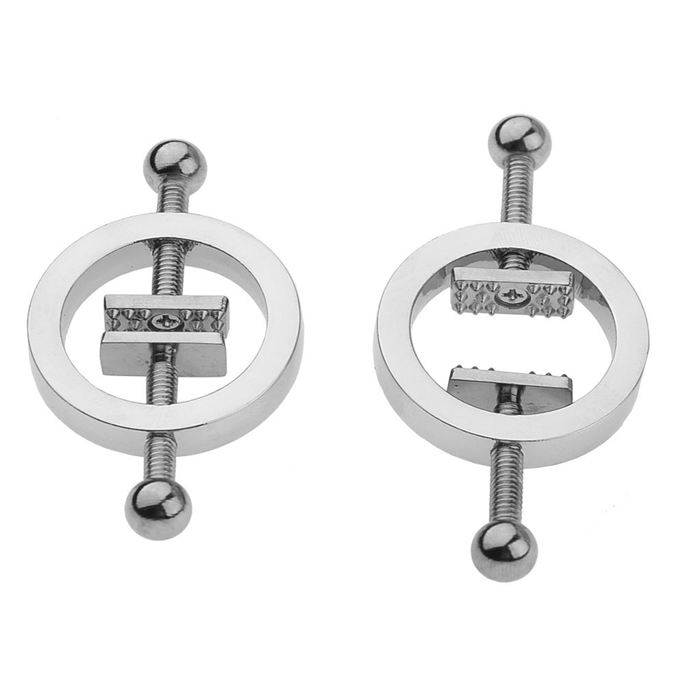 BDSM Metal Adjustable Nipple Clamps Set for Sex Games