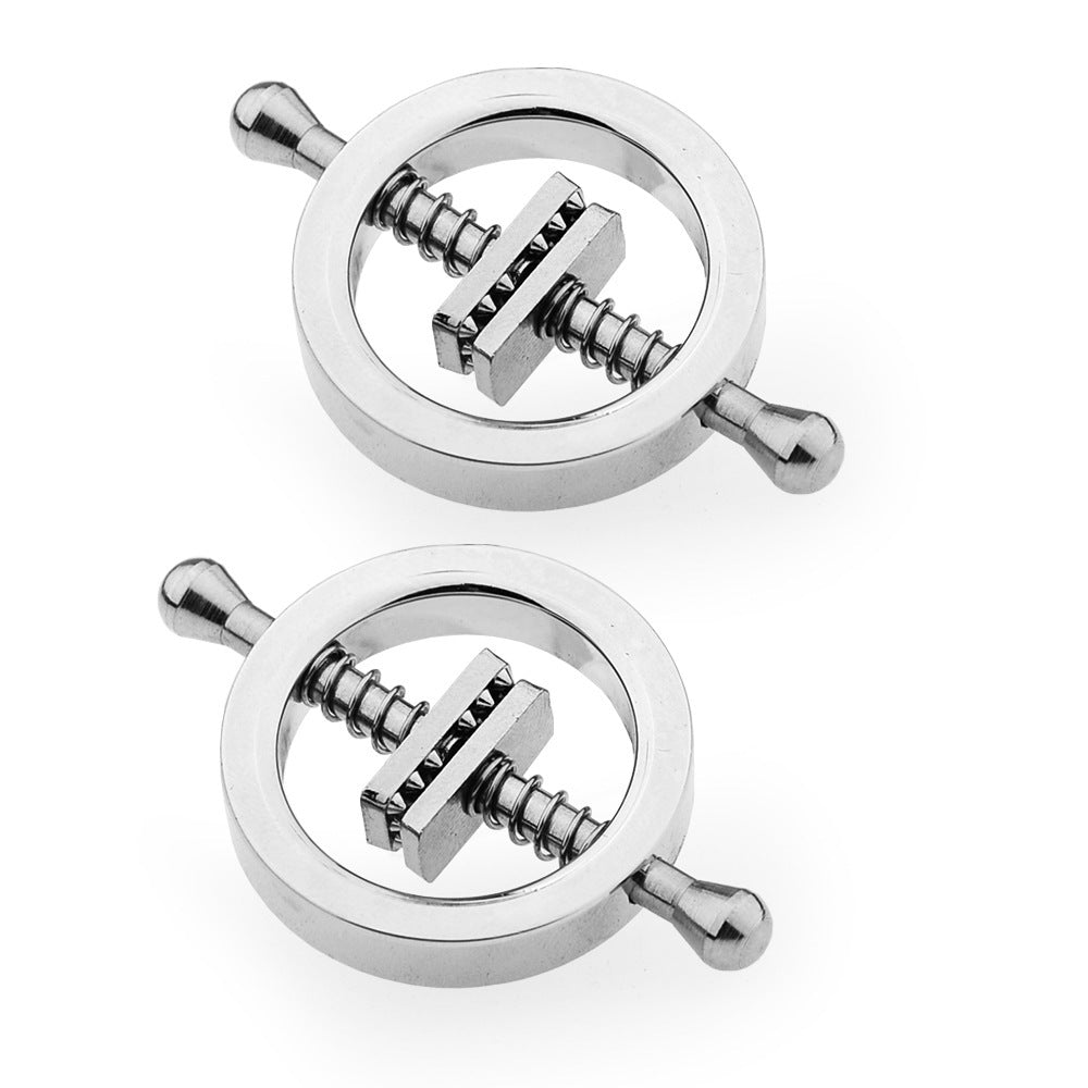 BDSM Metal Adjustable Nipple Clamps Set for Sex Games