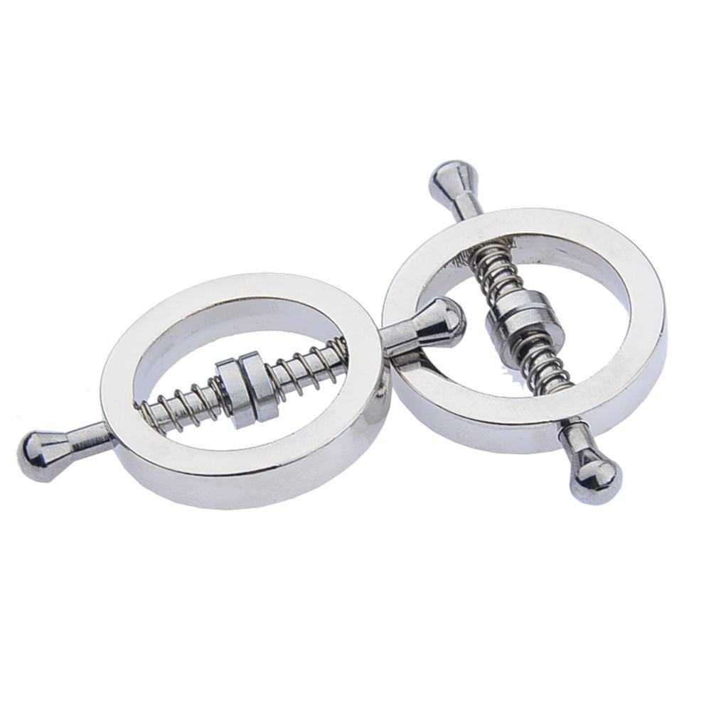 BDSM Metal Adjustable Nipple Clamps Set for Sex Games