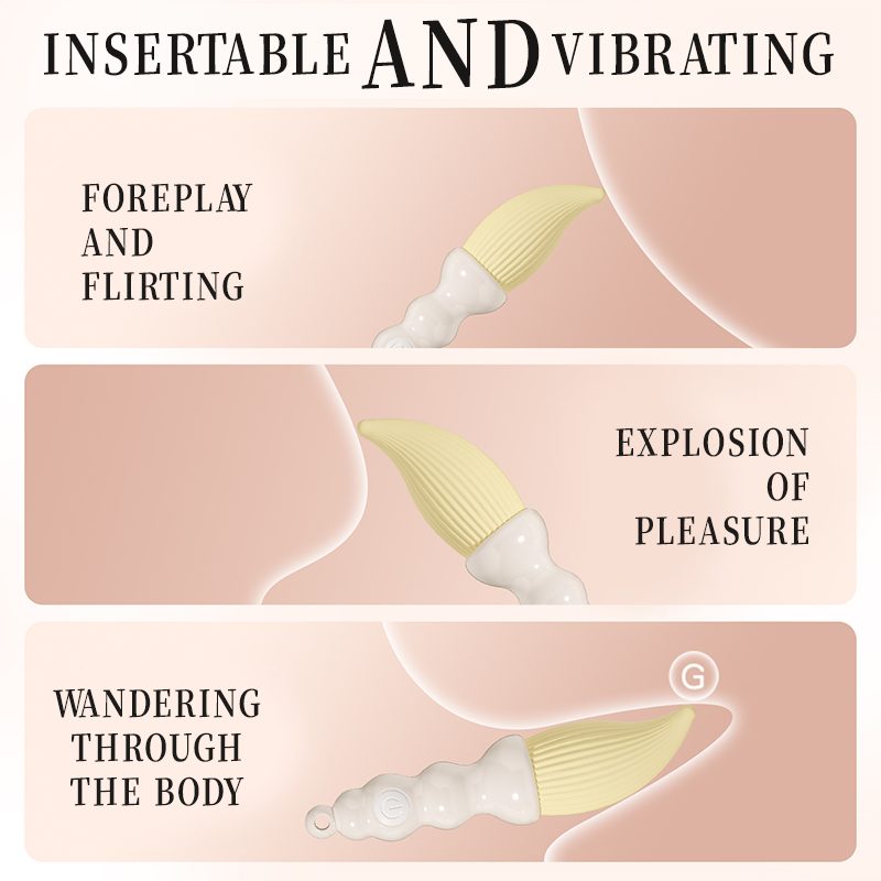 Cutie Pen Pendant Vibrator With Chain