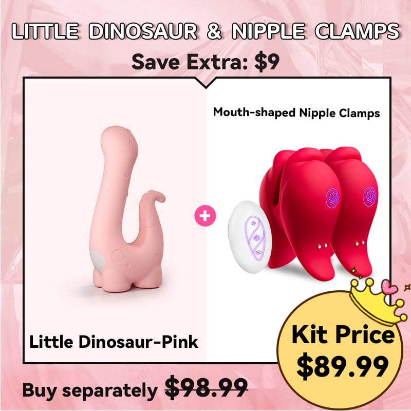 Little Dinosaur Sucking Heating Vibrator
