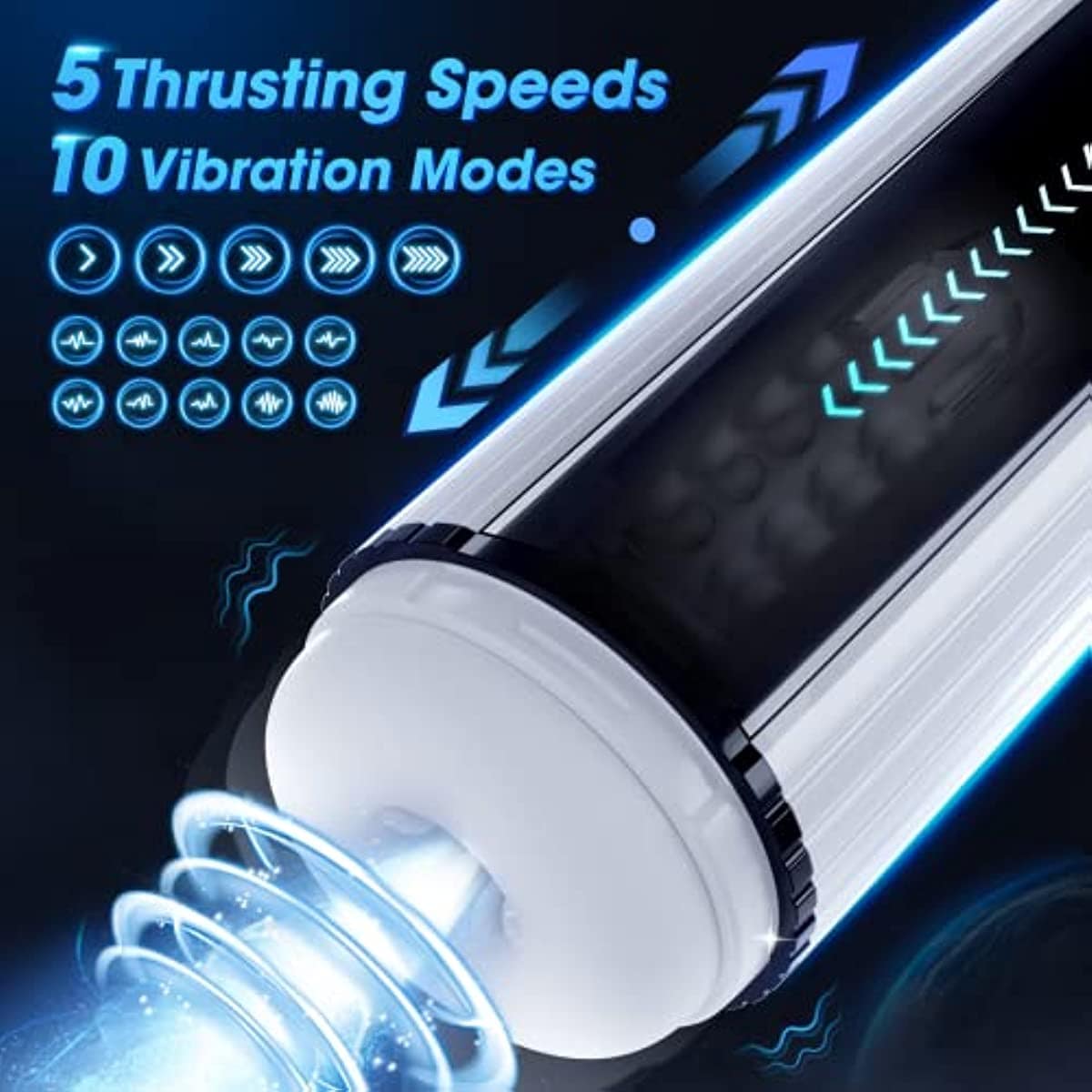 Fantasy Aircraft Cup Men Fully Automatic Telescopic Electric Masturator