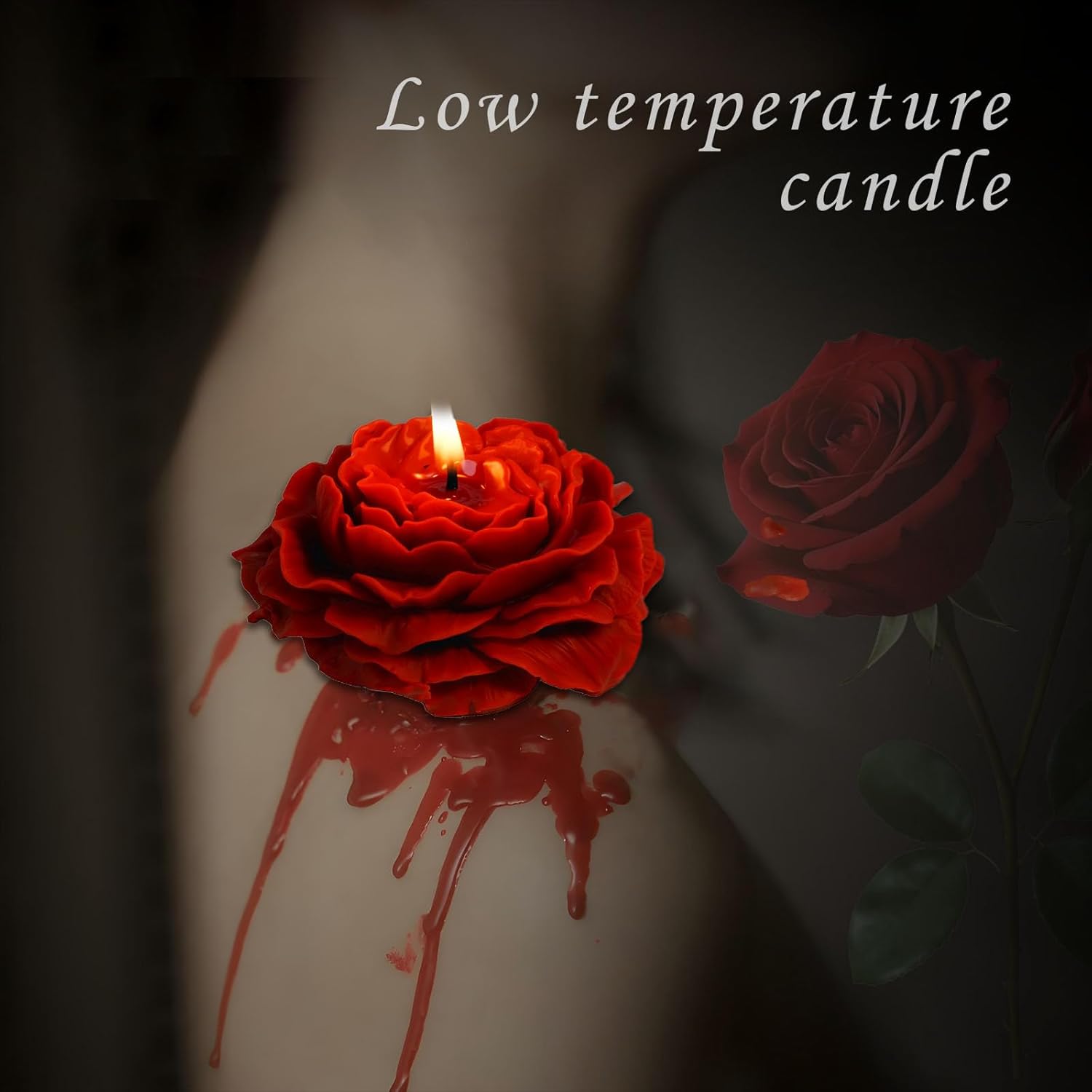 Peony Flower SM Low Temperature Candles For Date Night