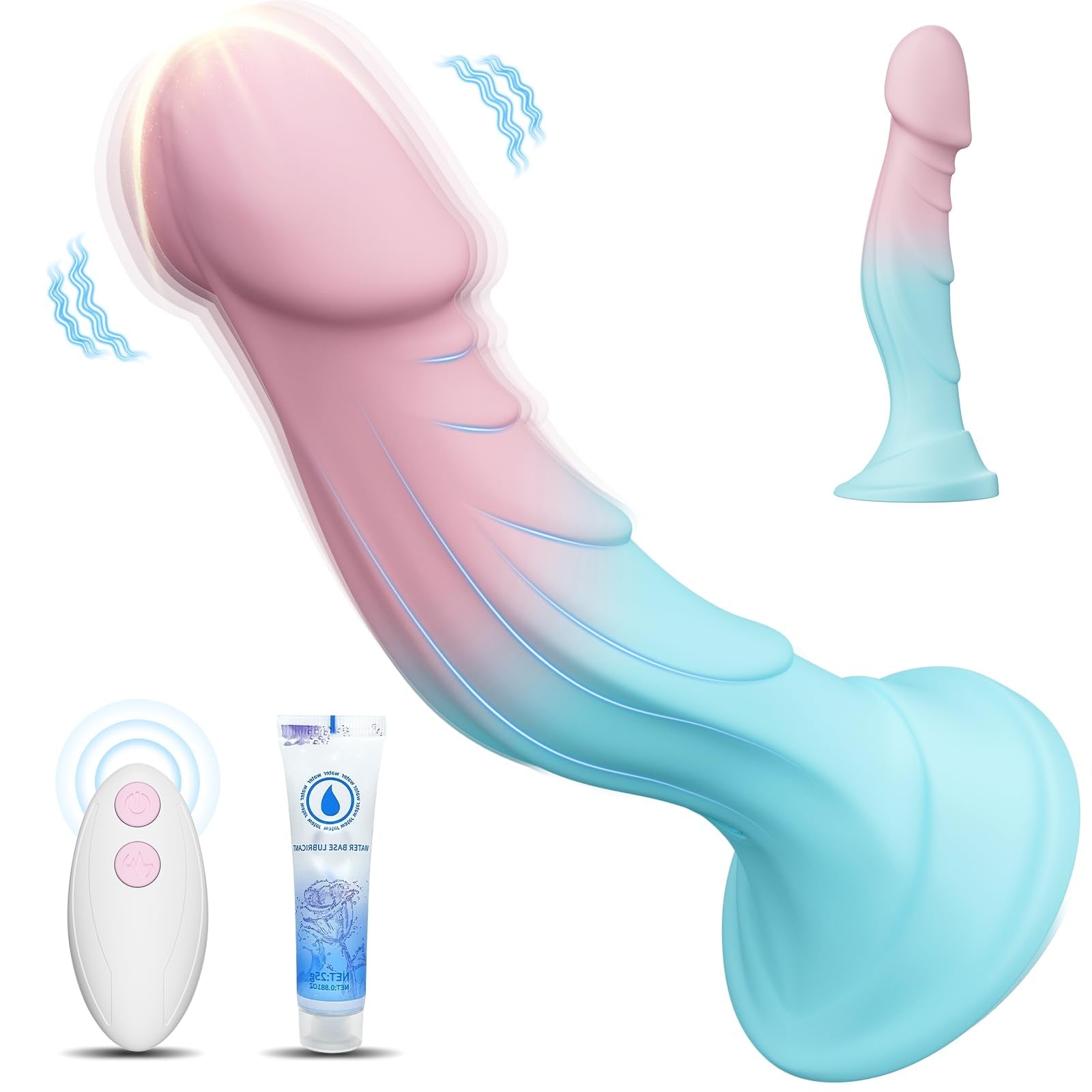7.5” Silicone Realistic Dildos with Suction Cup for Women