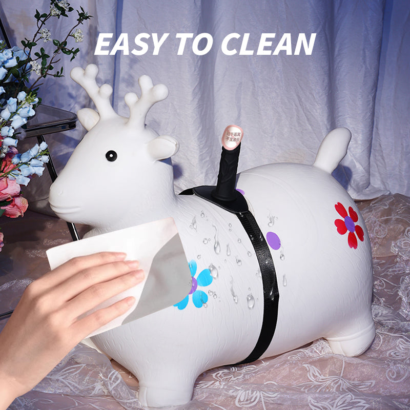 Inflatable Deer Mount Thrusting Dildo Machine
