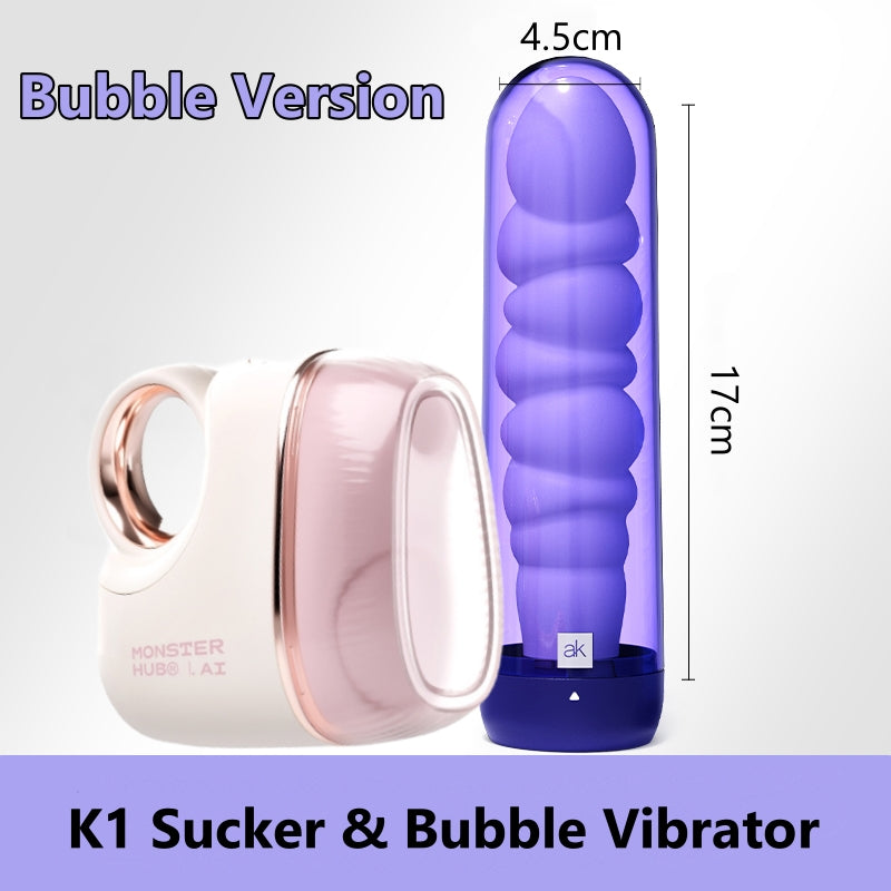 Monster K1 Sex Suction Vibrator With G Spot Vibrator Set