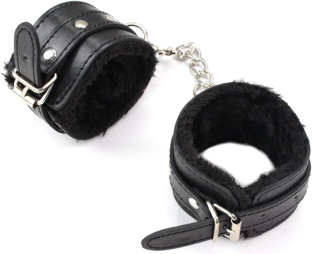 BDSM Adjustable Plush Handcuffs Ankle Bracelets Restraint Set Sex Toy