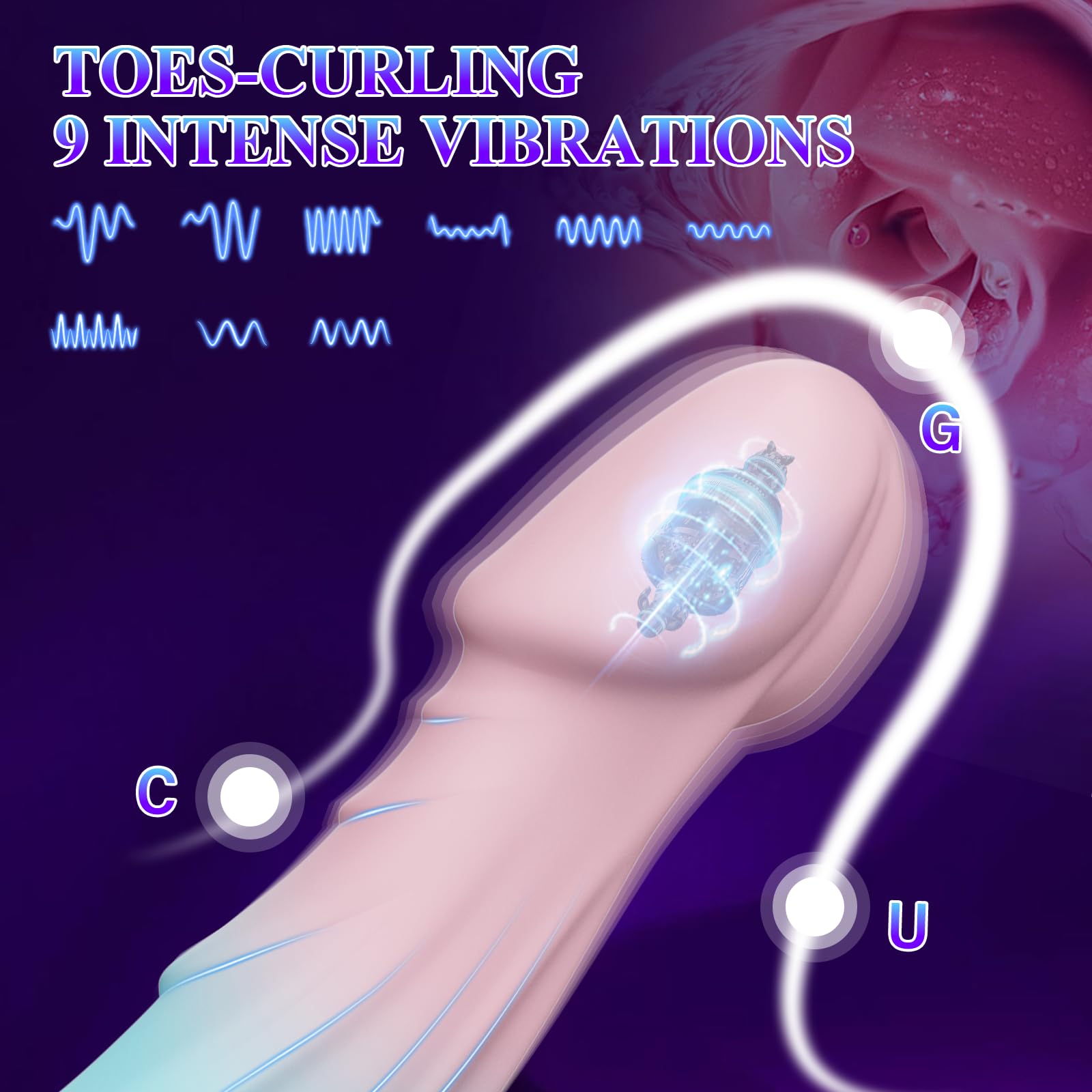 7.5” Silicone Realistic Dildos with Suction Cup for Women