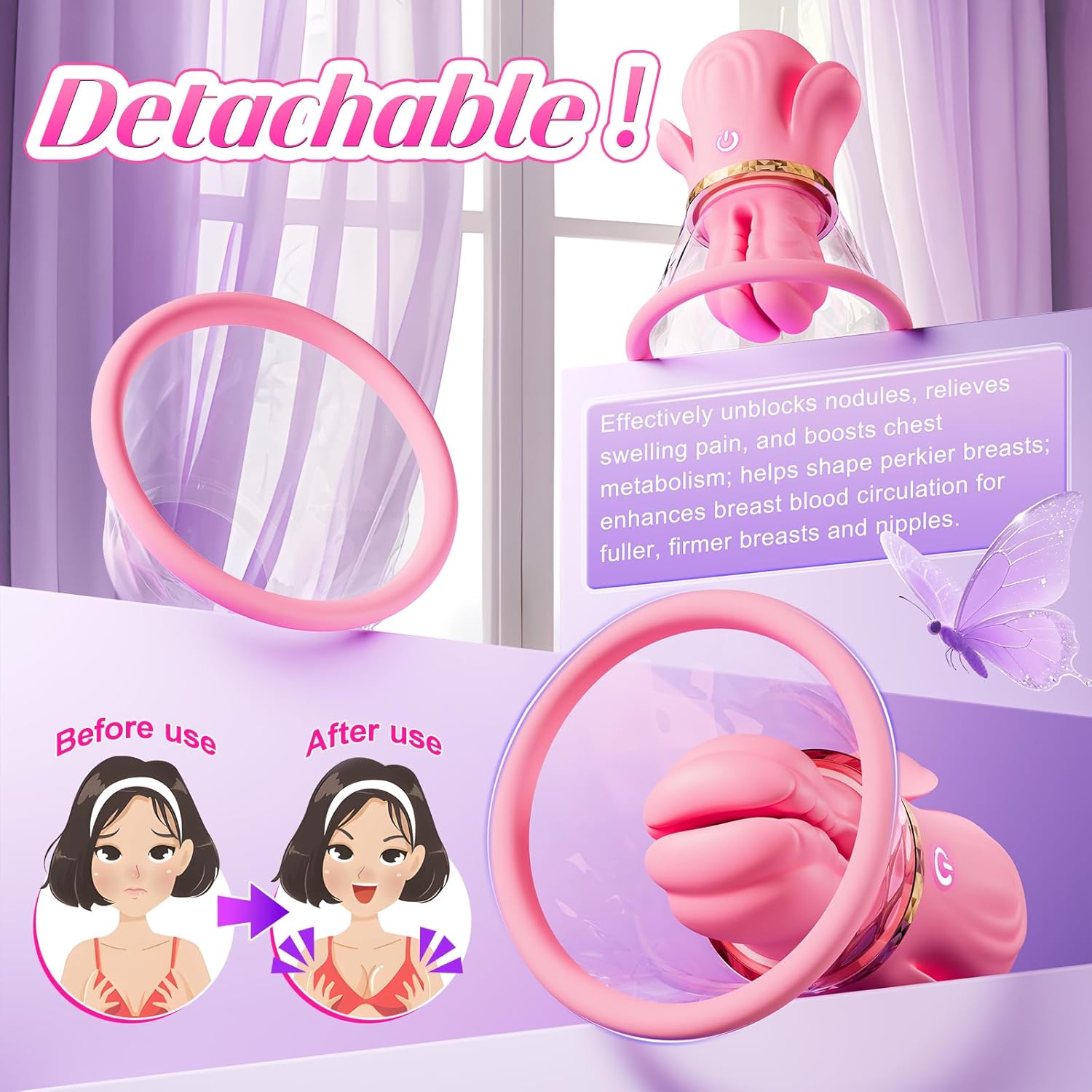 Hand - Pinch Breast Nipple Clamp Massager