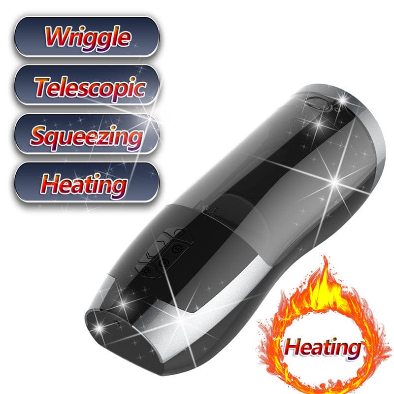 Heating Piston Airplane Cup Electric Telescopic Full-automatic Masturbator Cup