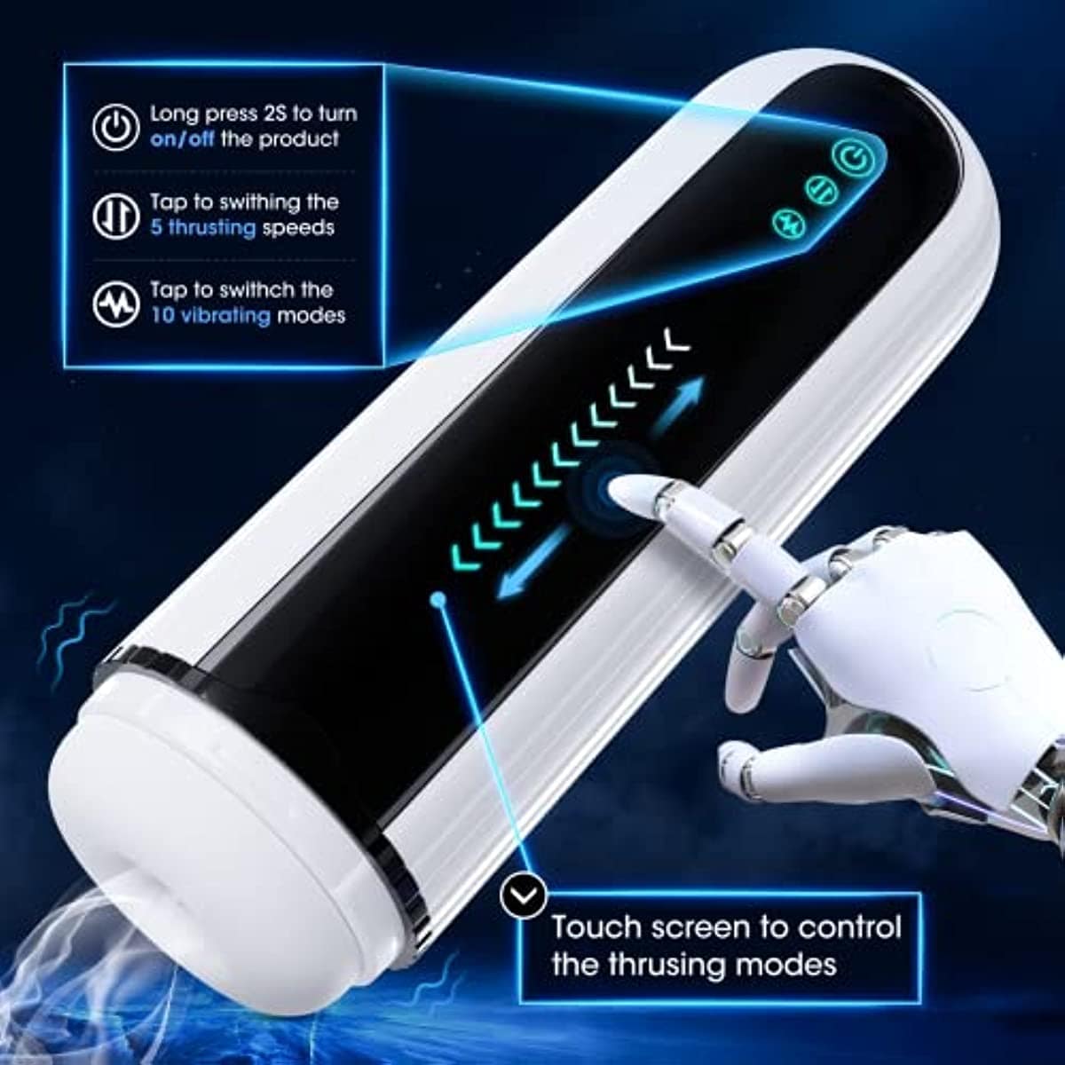 Fantasy Aircraft Cup Men Fully Automatic Telescopic Electric Masturator
