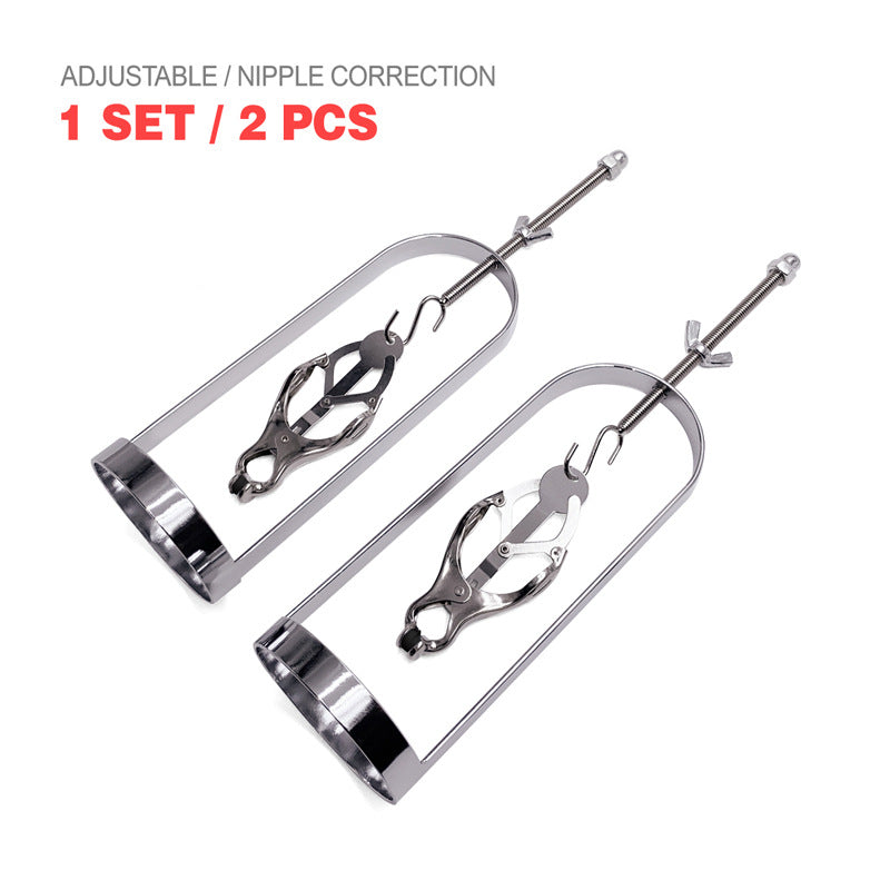 BDSM Metal Adjustable Clit Nipple Clamps