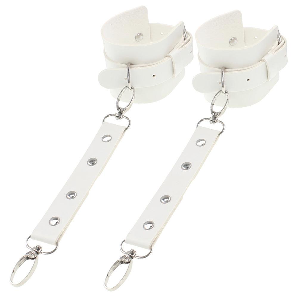 BDSM Sexy Leg Harness Garter Belt & Handcuffs