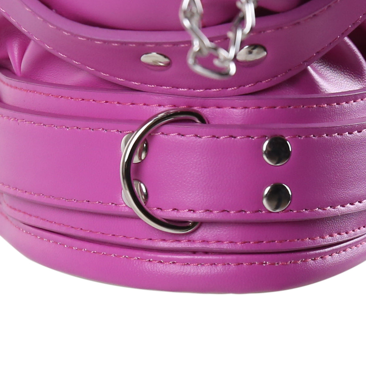 BDSM Face Mask Head Hood Bondage Restraints With Lid