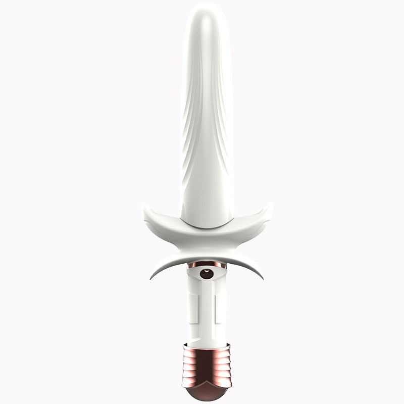 Sword - shaped Vibrating Clitoral G Spot Stimulator