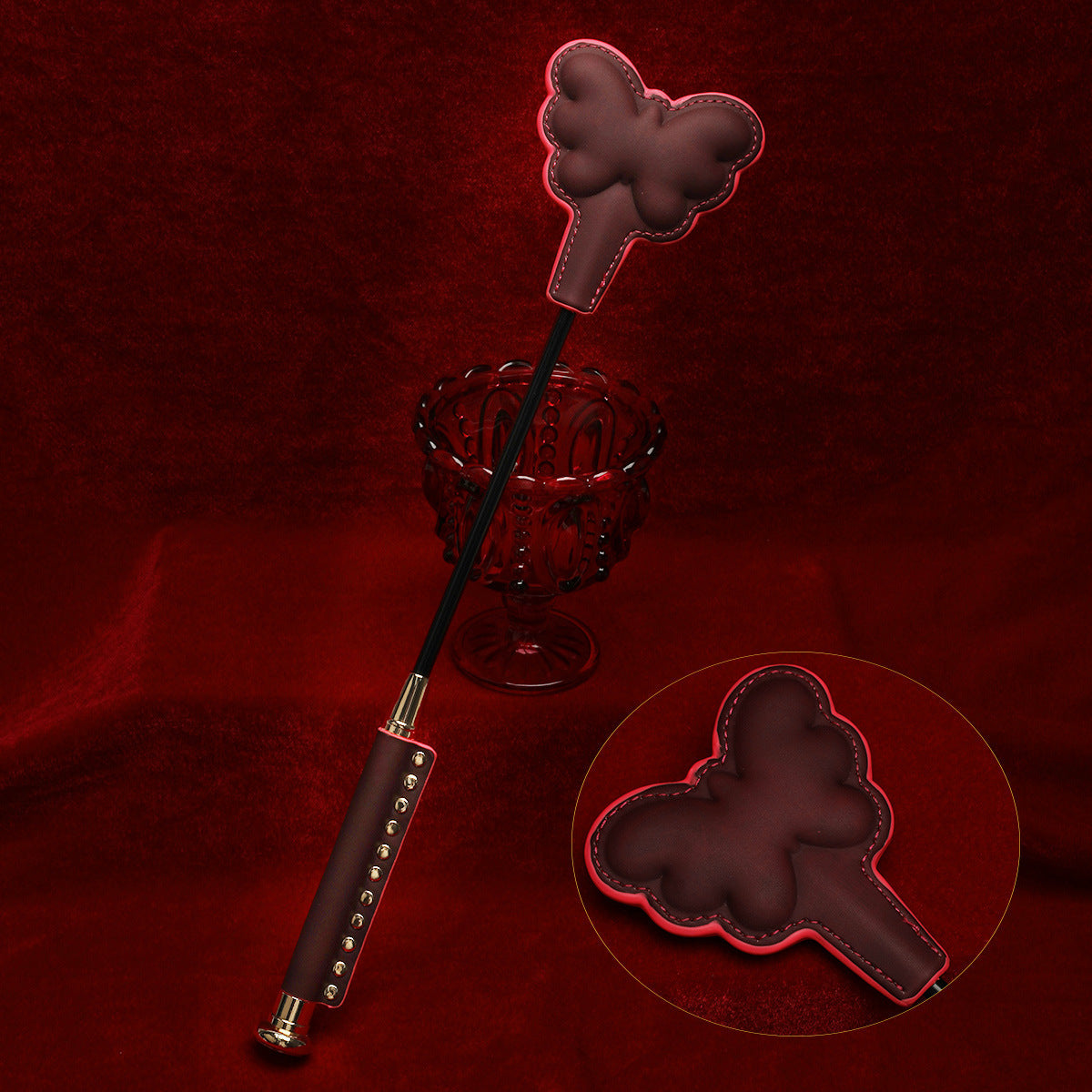 BDSM Temperature-Sensitive Color-Changing Butterfly Sex Whip Paddle