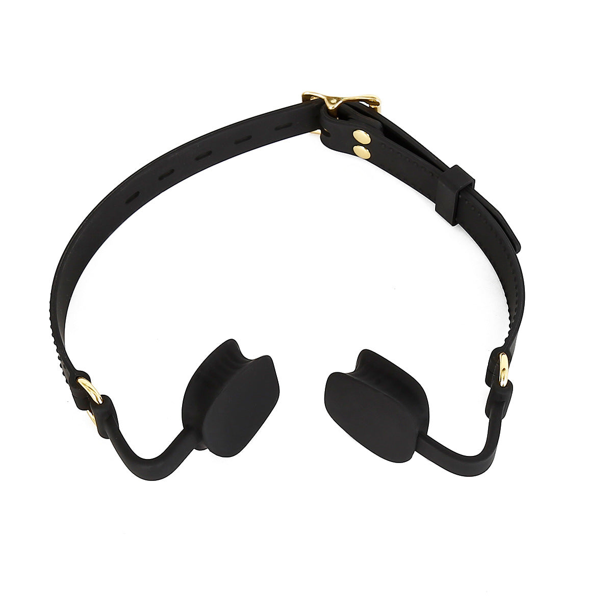 Open Mouth O-Ring Gag with Adjustable Leather Strap