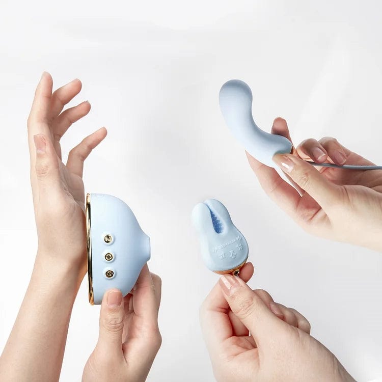 Telephone Sucking Vibrator Nipple Clamps Vibrating Clit Sucker For Women