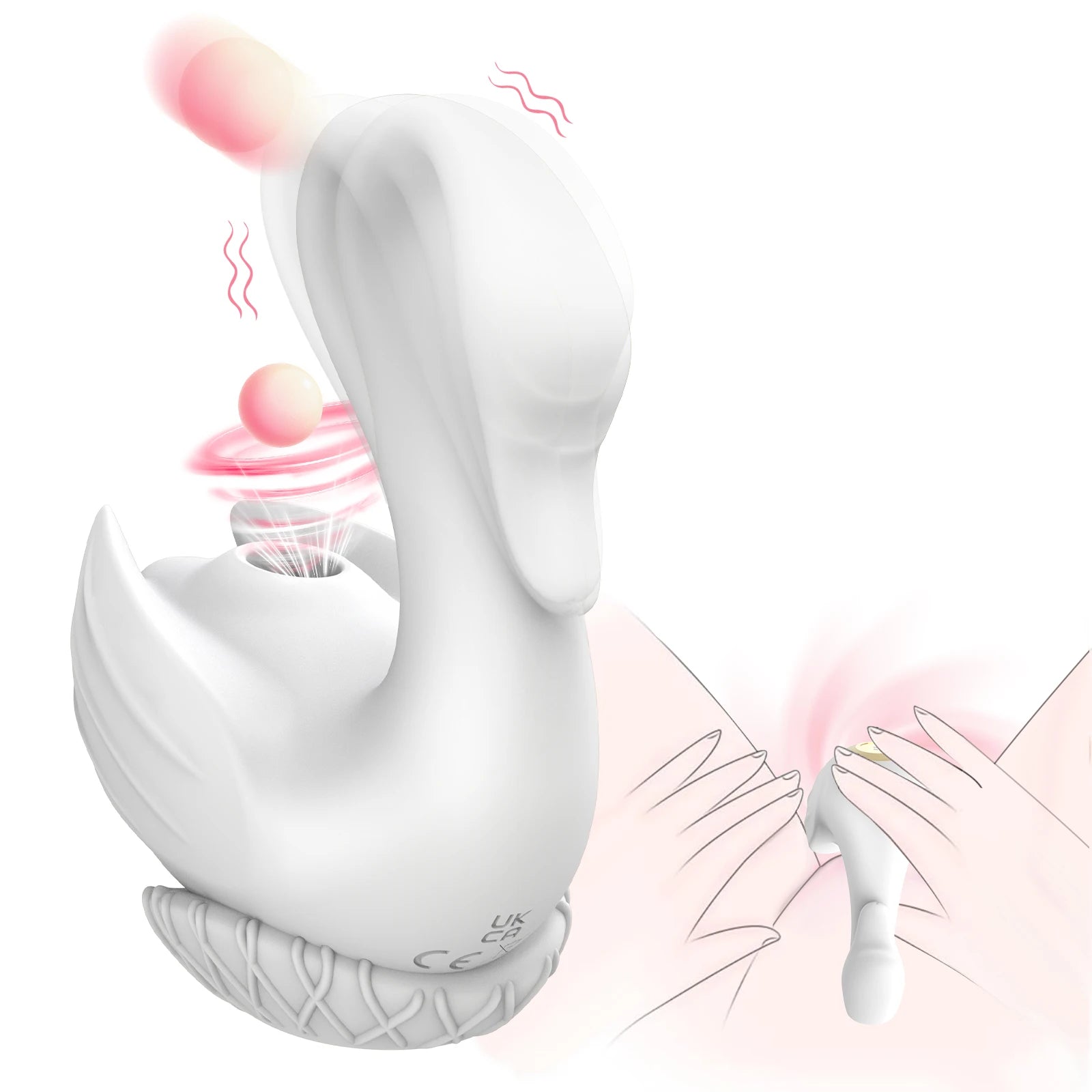 Swan Sucking Clitoral Nipple Stimulation Vibrator