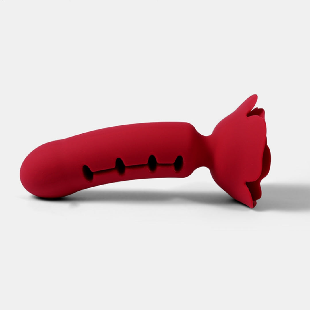 BDSM Rose Shape Adjustable Mouth Ball Gag