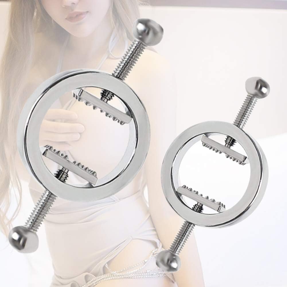 BDSM Metal Adjustable Nipple Clamps Set for Sex Games