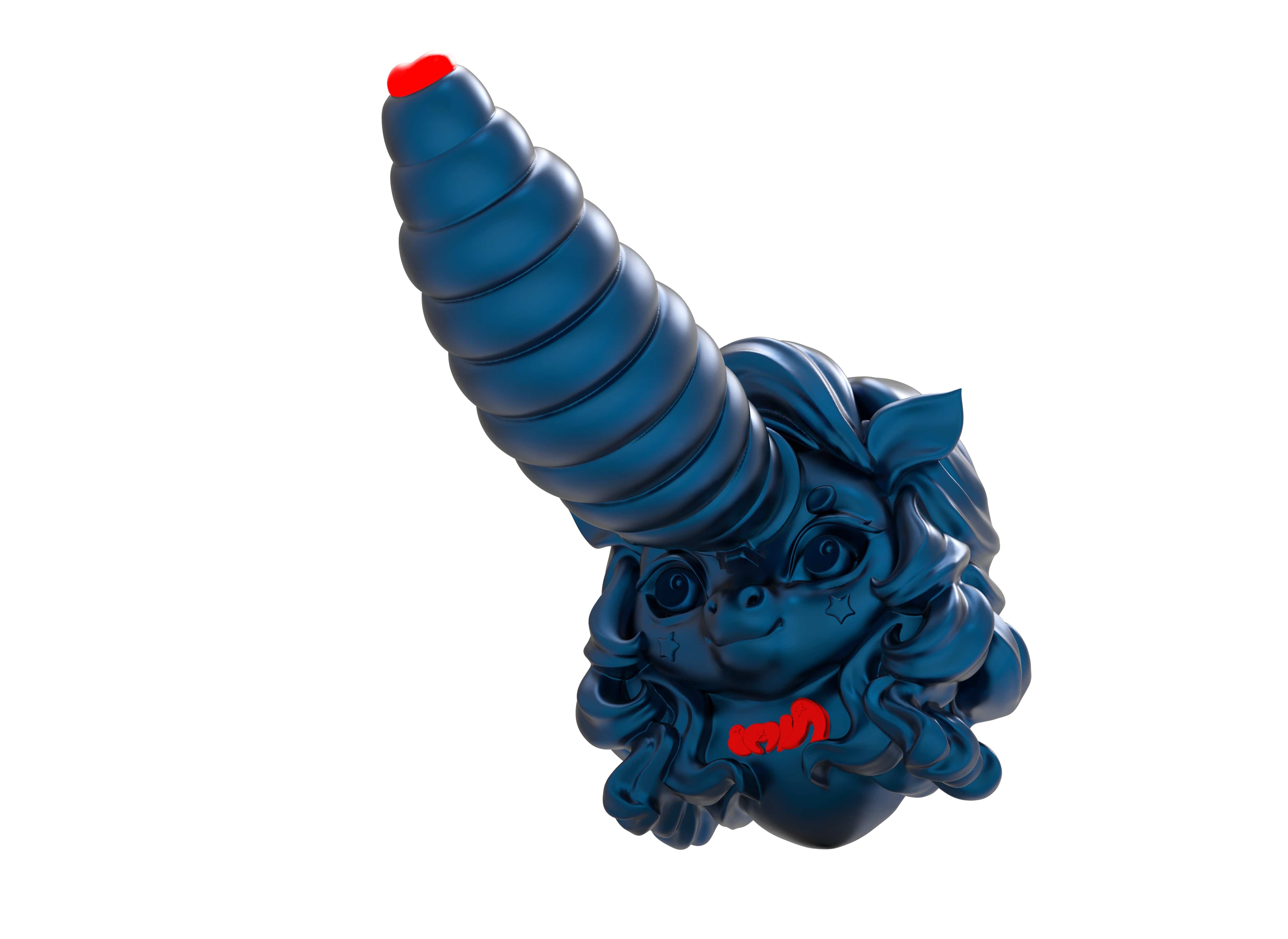 AIMITEX Unicorn Silicone Shaped Penis Anal Plug Masturbator