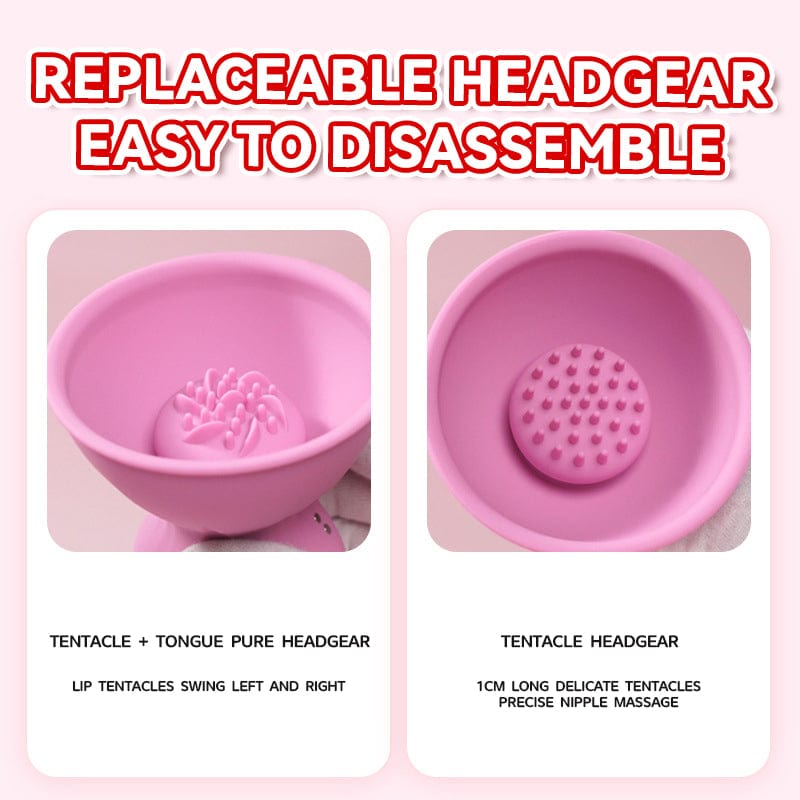 Vibrating Rotation Breast Massager Clitoral Stimulator Remote Control
