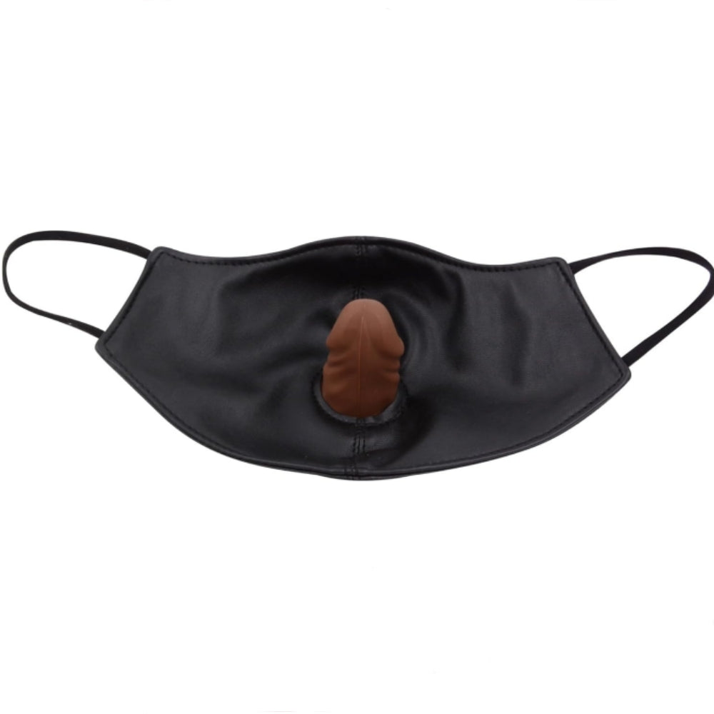 BDSM Silicone Realistic Dildo Mask Ball Gag