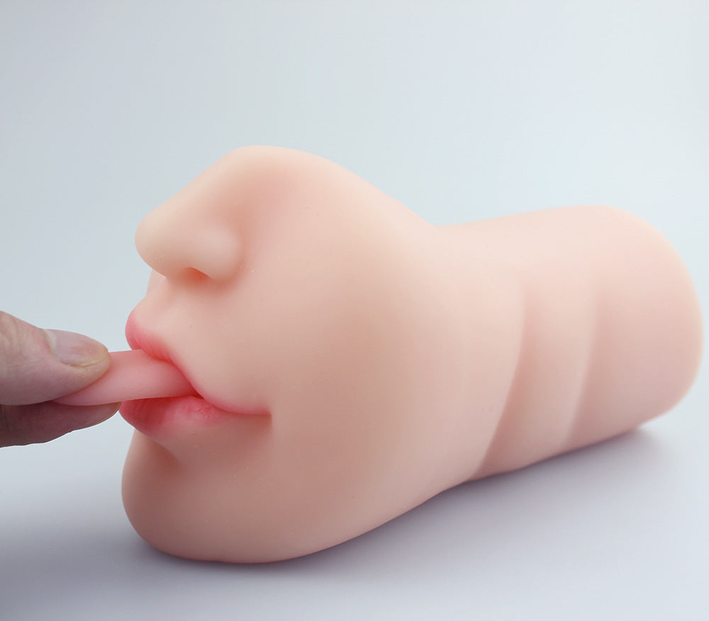 1.49Lb Pocket Pussy Realistic Mouth Blowjob Masturbator Stroker