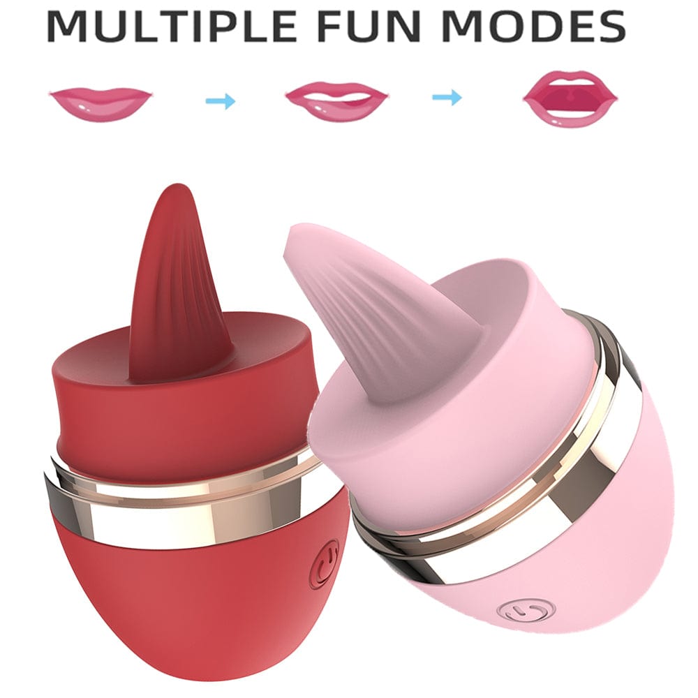 Licking Tongue 10 Modes Egg Vibration Medical Silicone