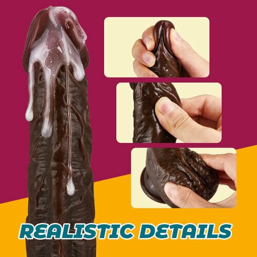 8 Thrusting Vibrating Simulation Penis Wireless Vibration Dildo