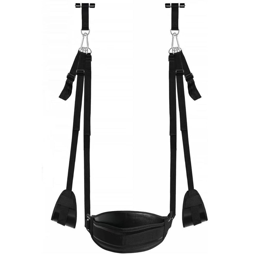 BDSM Sex Swing Bondage Slave Soft Plush Sex Slings with Adjustable Restraints for Couple