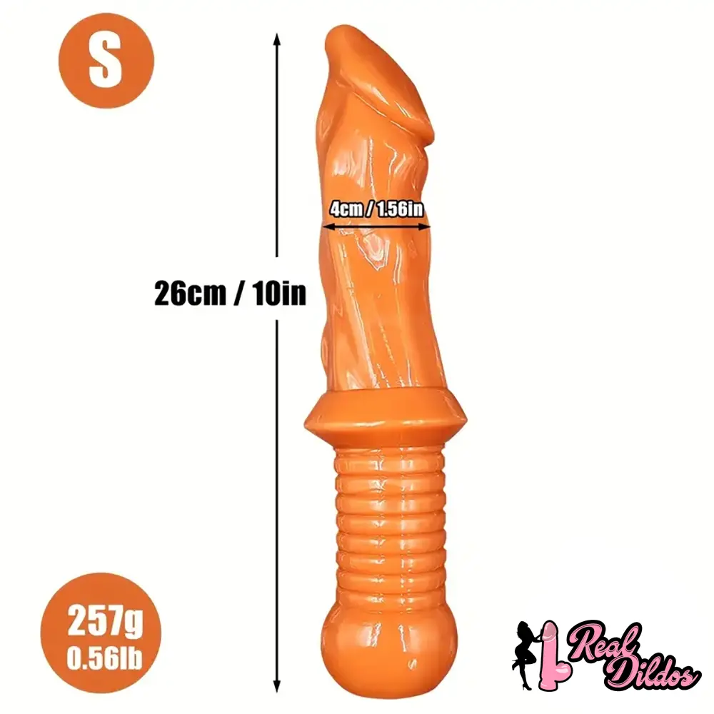 10in 12.5in Big Lifelike knife Dildo With Handle Sex Toy Masturbator