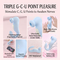 Seahorse Triple-Motor Clitoral Suction & G-Spot Vibrator