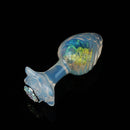 Aurora Ocean Wave Textured Crystal Silicone Anal Plug - Lurevibe