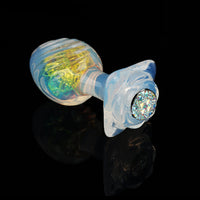 Aurora Ocean Wave Textured Crystal Silicone Anal Plug - Lurevibe