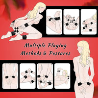 BDSM Bed Restraint Bondage Restraints Set For Couple