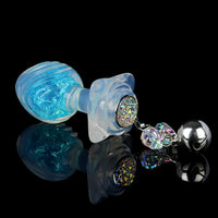 Aurora Ocean Wave Textured Crystal Silicone Anal Plug