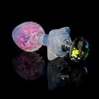 Aurora Ocean Wave Textured Crystal Silicone Anal Plug