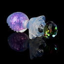 Aurora Ocean Wave Textured Crystal Silicone Anal Plug