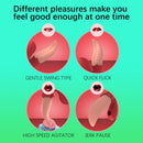Multiple Frequency Conversion Sucking / Tapping Rose Tongue-licking Vibrator