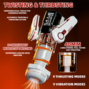 Breaking Dawn Mech Automatic Rotating Telescopic Heating Male Masturbator